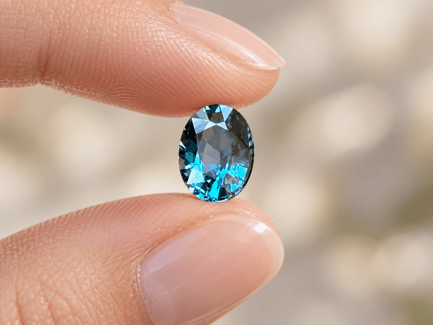 Greenish Blue Spinel - 1.12 ct Greenish Blue Oval Faceted Cut Ceylon Gemstone from Sri Lanka (LG-321) Greenish Blue Spinel - 1.12 ct Greenish Blue Oval Faceted Cut Ceylon Gemstone from Sri Lanka (LG-321)